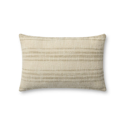 Brigette Romanek PBR0006 Beige / Natural 13'' x 21'' Cover Only Pillow