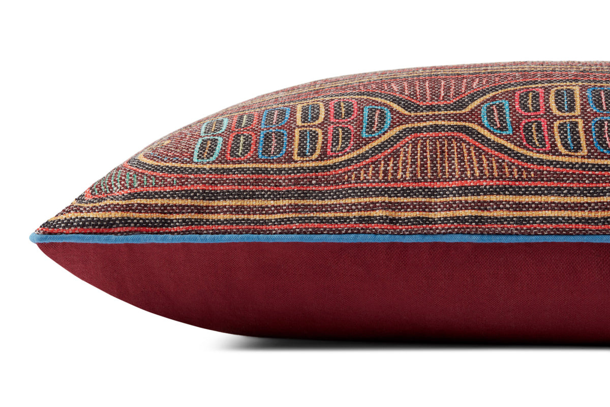 Berry / Multi 13'' x 35'' Pillow