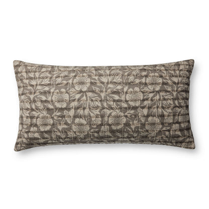 Jean Stoffer x Loloi PJS0021 Chocolate 12'' x 27'' Pillow