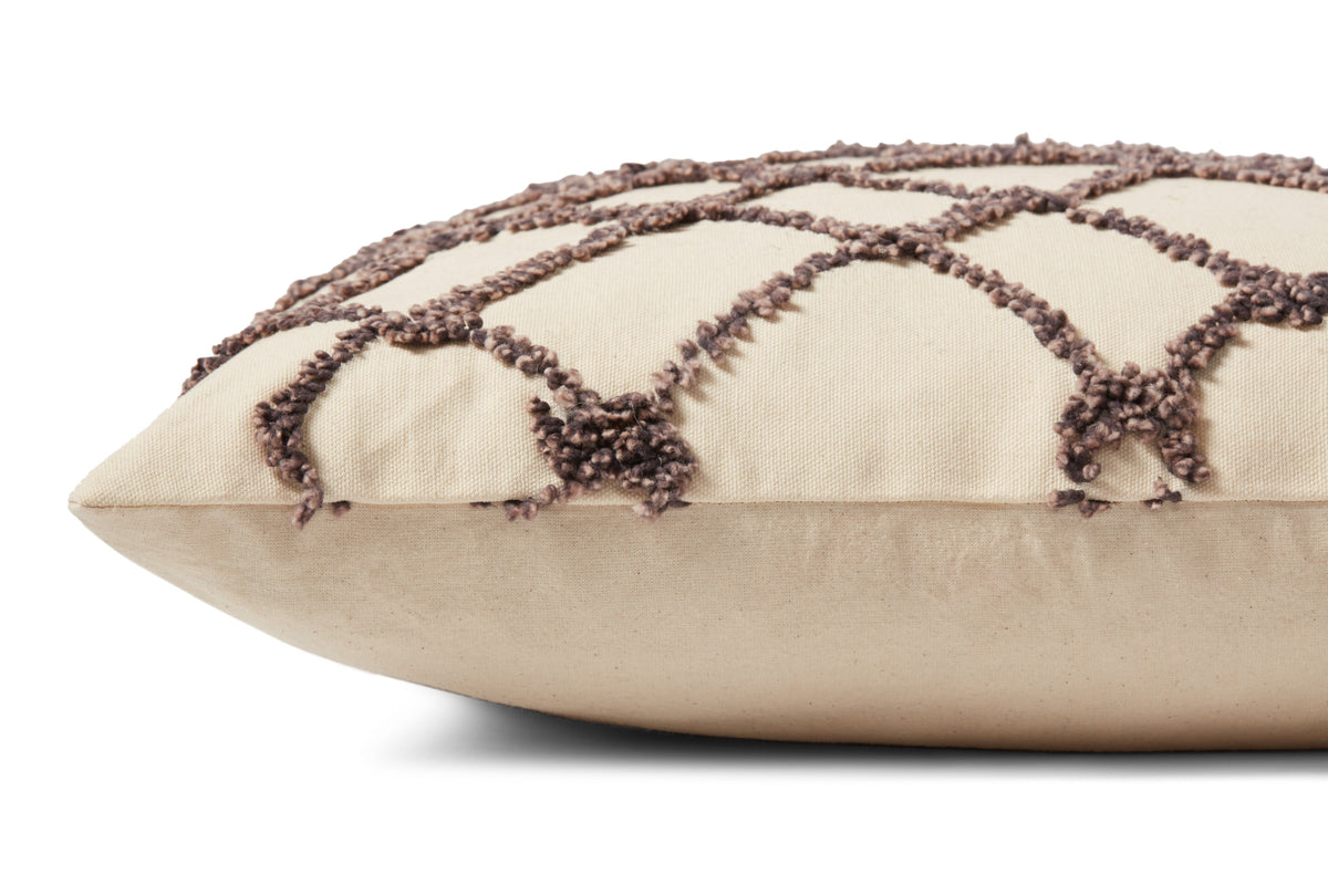 Ivory / Black 18" x 18" Pillow