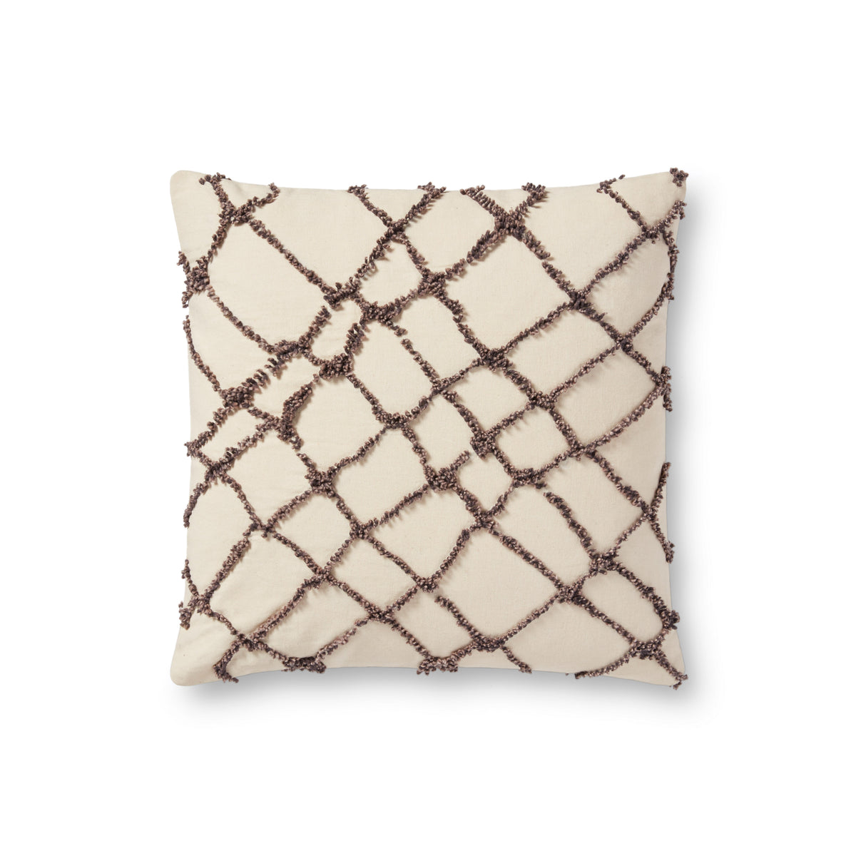 Ivory / Black 18" x 18" Pillow