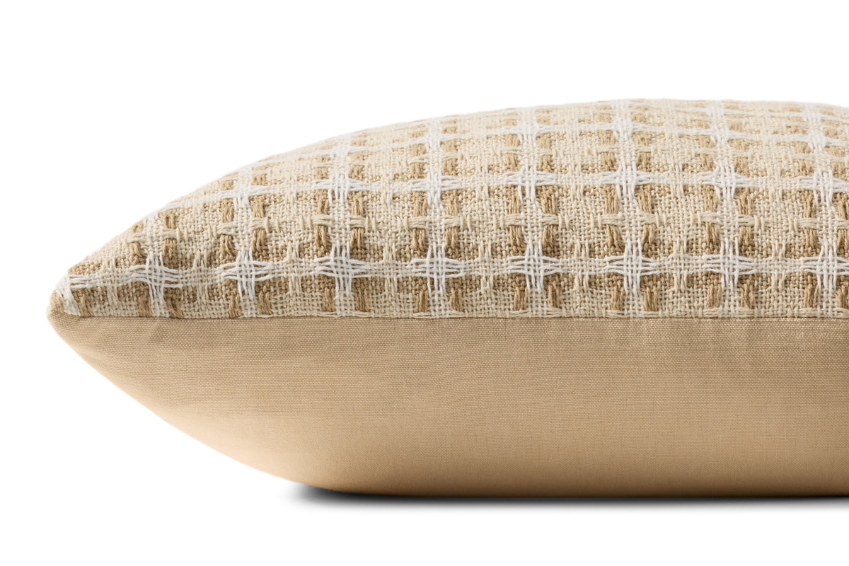 Brigette Romanek x Loloi Natural / Green Pillow