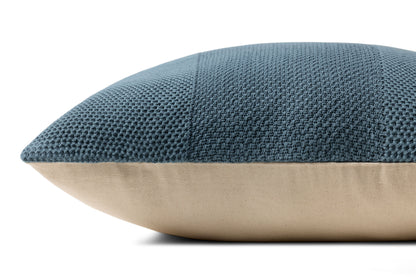 Loloi Blue 22'' x 22'' Cover w/Poly Pillow