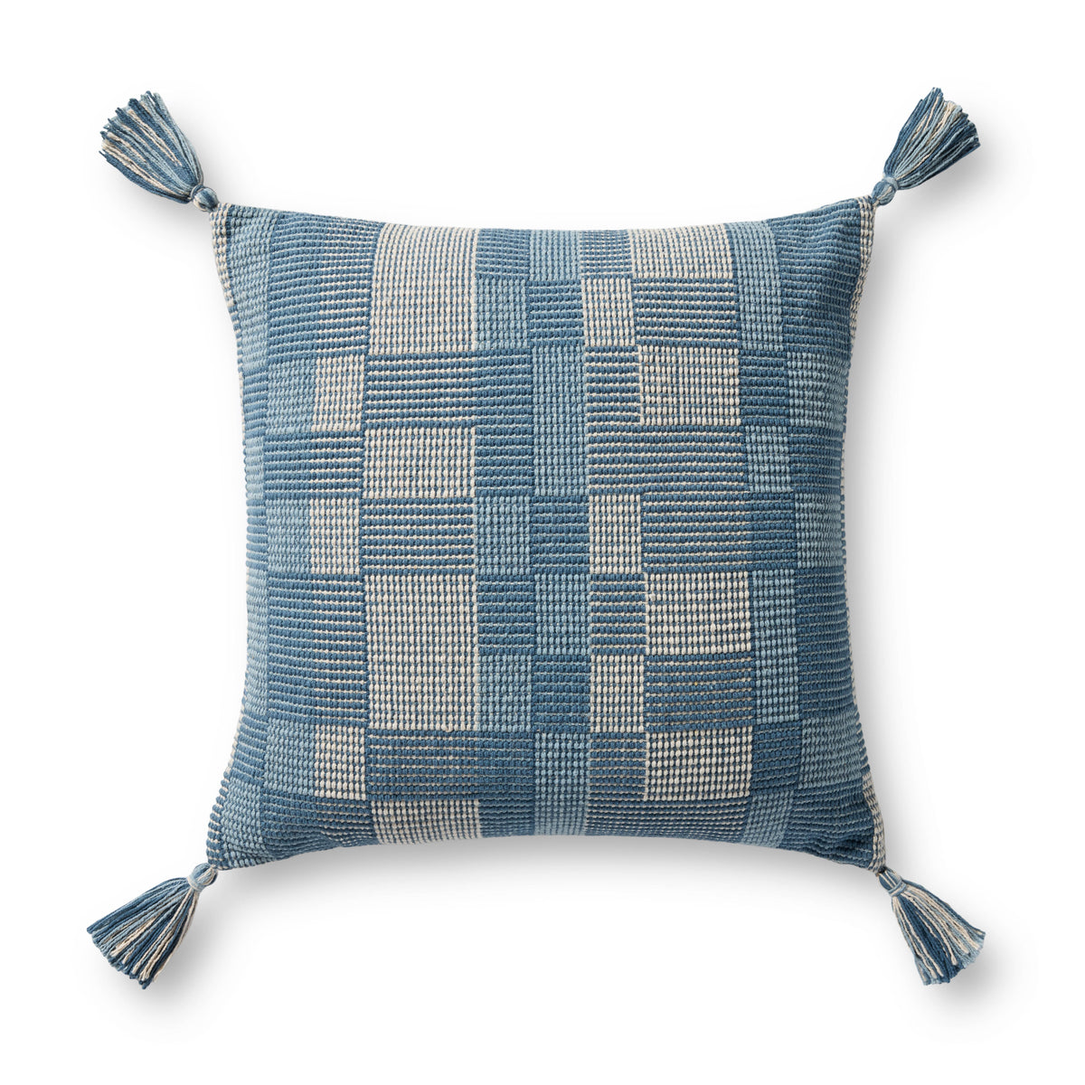 Loloi Blue 20'' x 20'' Cover Only Pillow