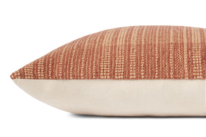 Magnolia Home by Joanna Gaines x Loloi  Terracotta 18'' x 18'' Pillow