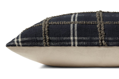 Magnolia Home by Joanna Gaines x Loloi  PMH0057 Charcoal 22'' x 22'' Pillow