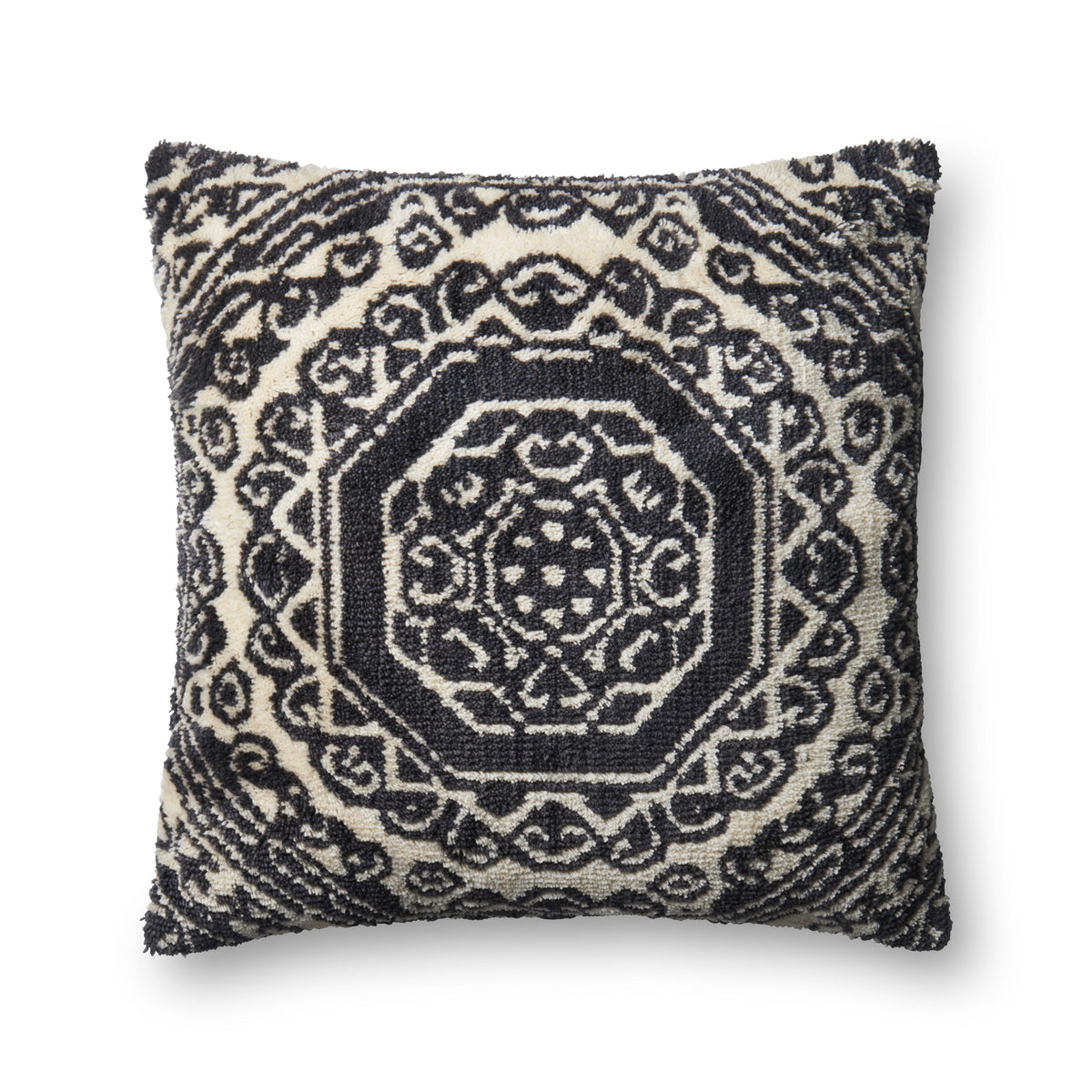 Loloi P0578 Black / White Pillow