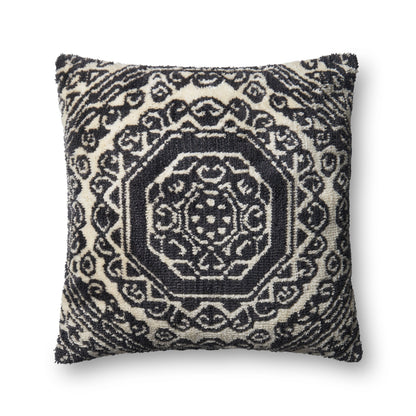 Loloi P0578 Black / White Pillow