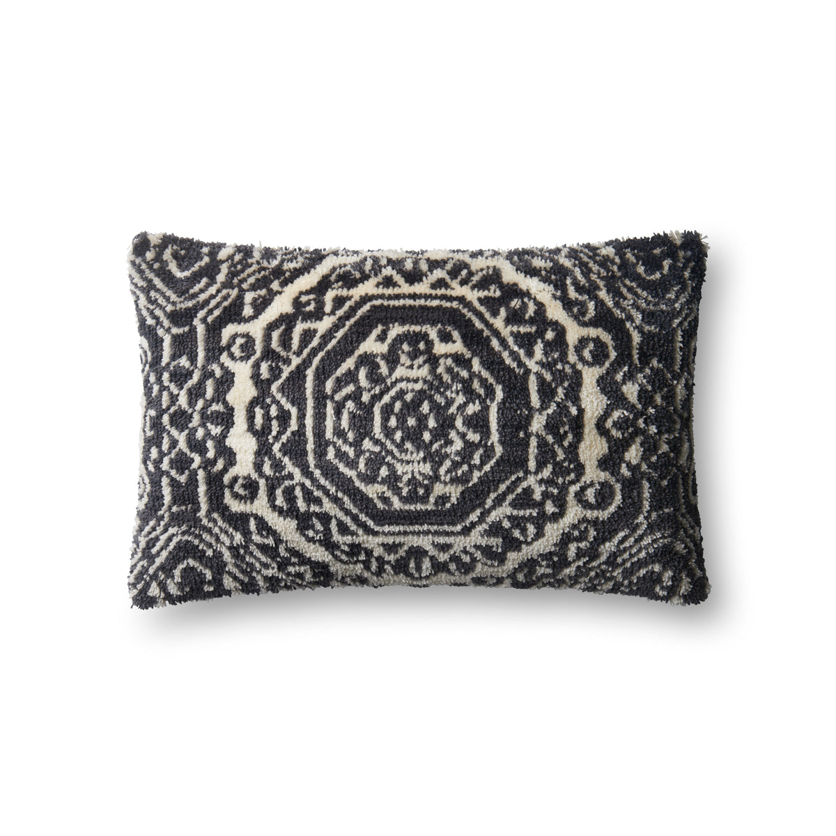Loloi P0578 Black / White Pillow