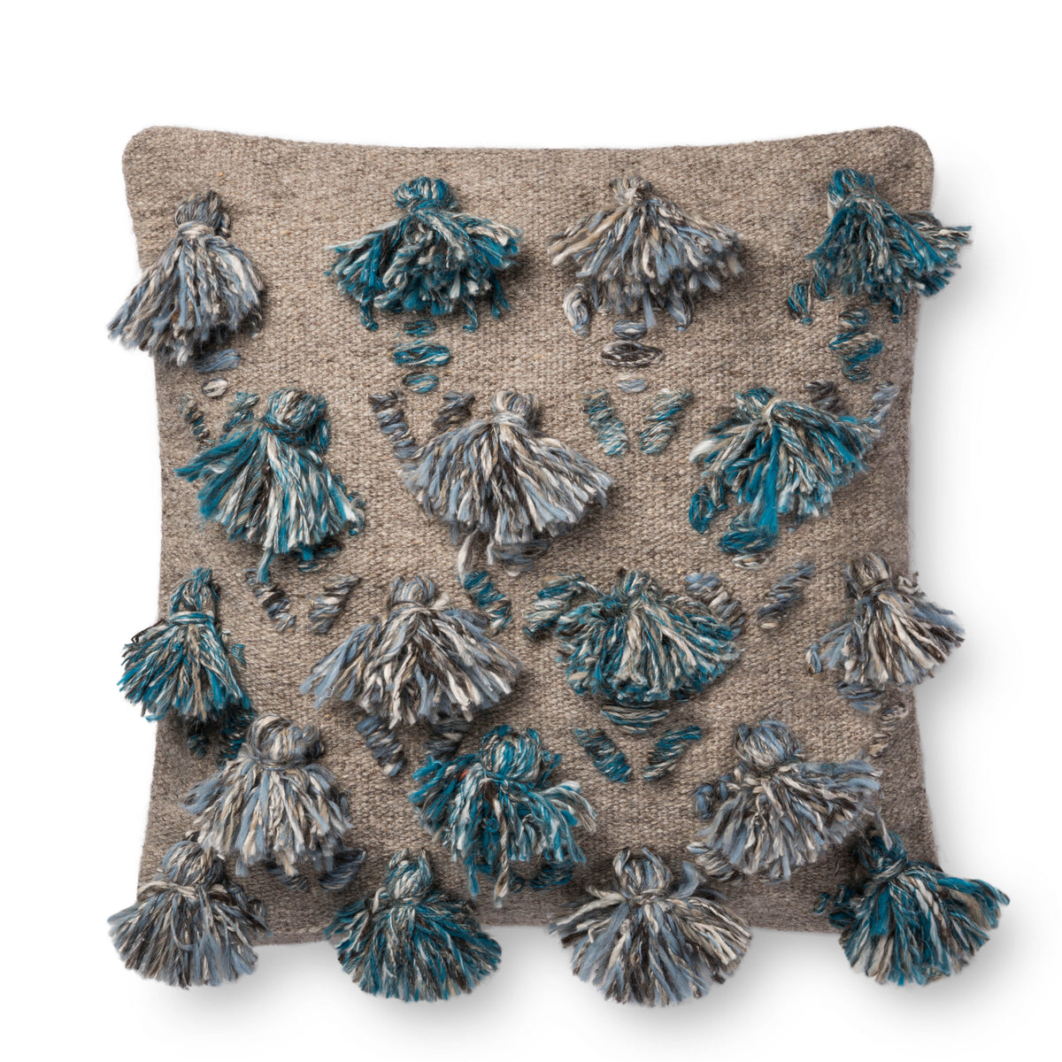 Loloi P0695 Blue / Multi 22" x 22" Pillow