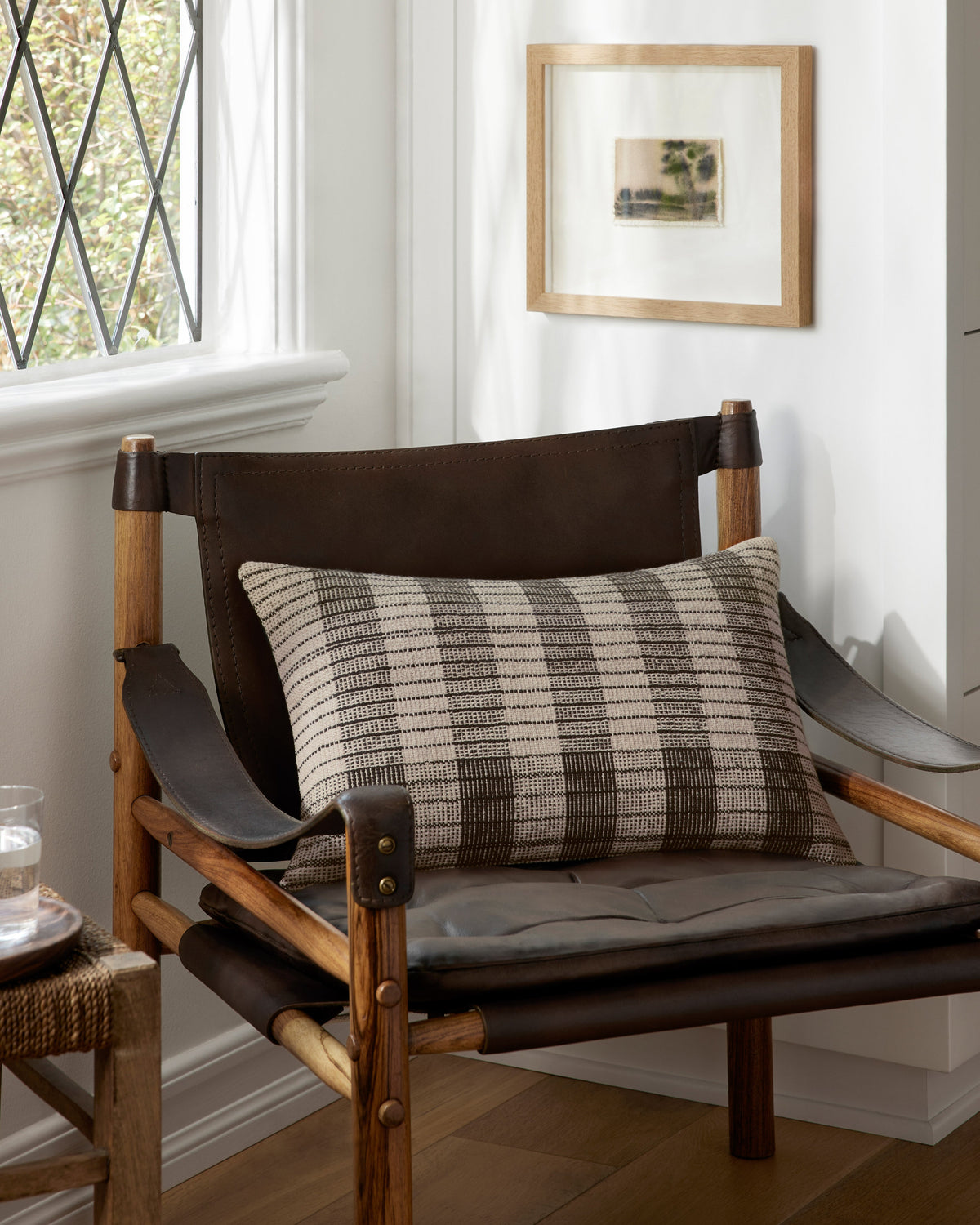 Amber Lewis X Loloi Pal0011 Ivory / Black 13" X 21" Pillow