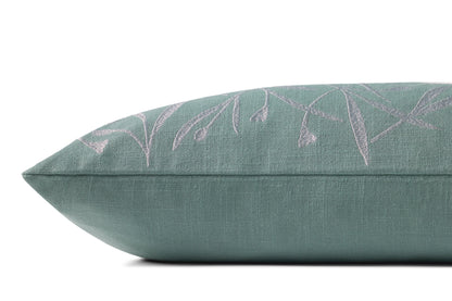 Brigette Romanek x Loloi Blue 12'' x 27'' Cover Only Pillow