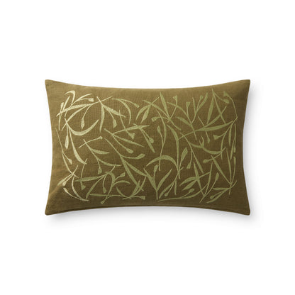 Brigette Romanek x Loloi Olive 13'' x 21'' Cover w/Poly Pillow
