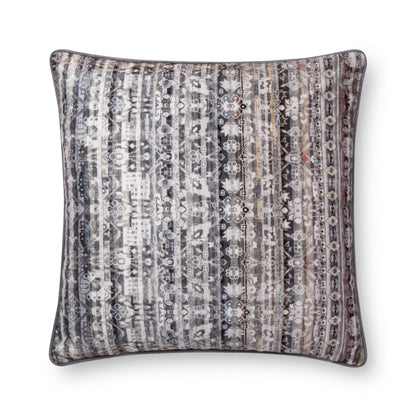 Loloi P0706 Grey 22" x 22" Pillow