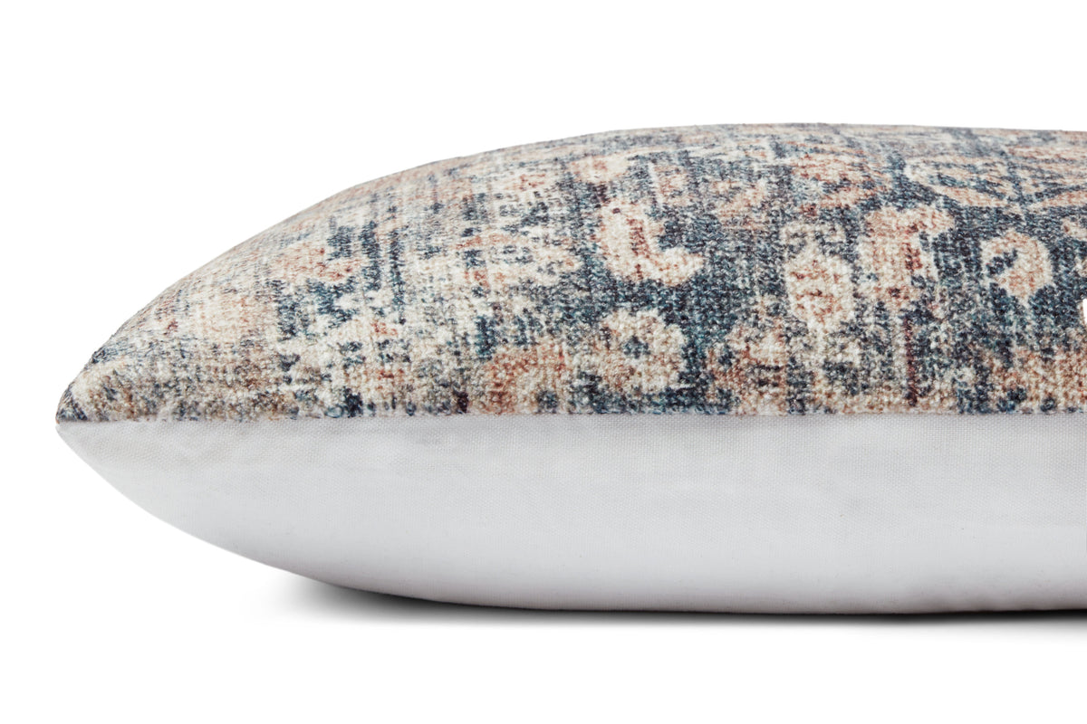 Amber Lewis x Loloi PAL0012 Denim / Natural 13" x 35" Pillow