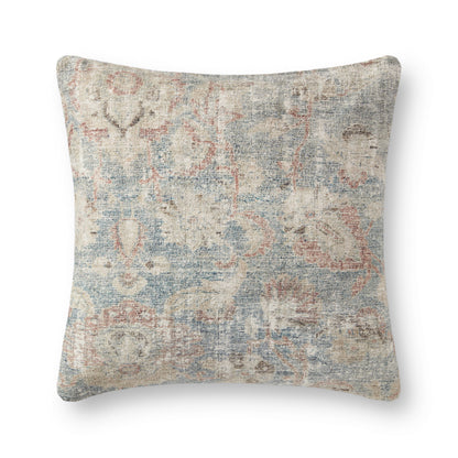 Amber Lewis X Loloi Pal0015 Sky / Natural 22" X 22" Pillow