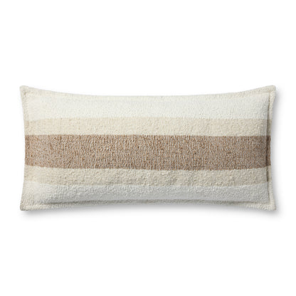 Brigette Romanek PBR0012 Natural / Multi 13'' x 35'' Cover Only Pillow