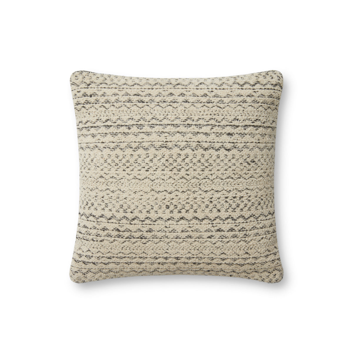 Angela Rose x Loloi Gloaming Charcoal / Ivory 18'' x 18'' Pillow