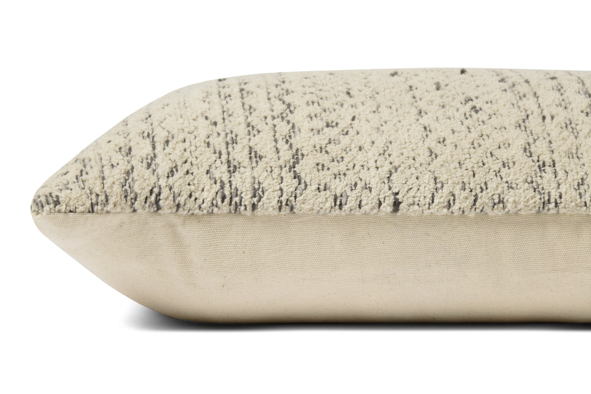 Angela Rose x Loloi Gloaming Charcoal / Ivory 18'' x 18'' Pillow
