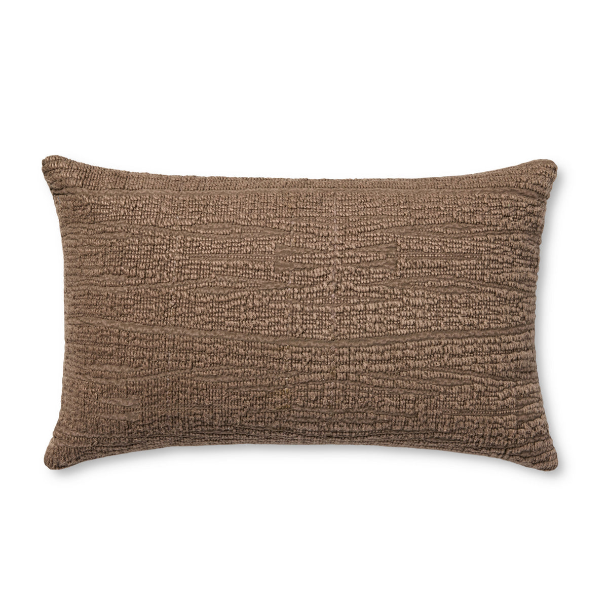 Amber Lewis x Loloi Sutro Brown 13'' x 21'' Pillow