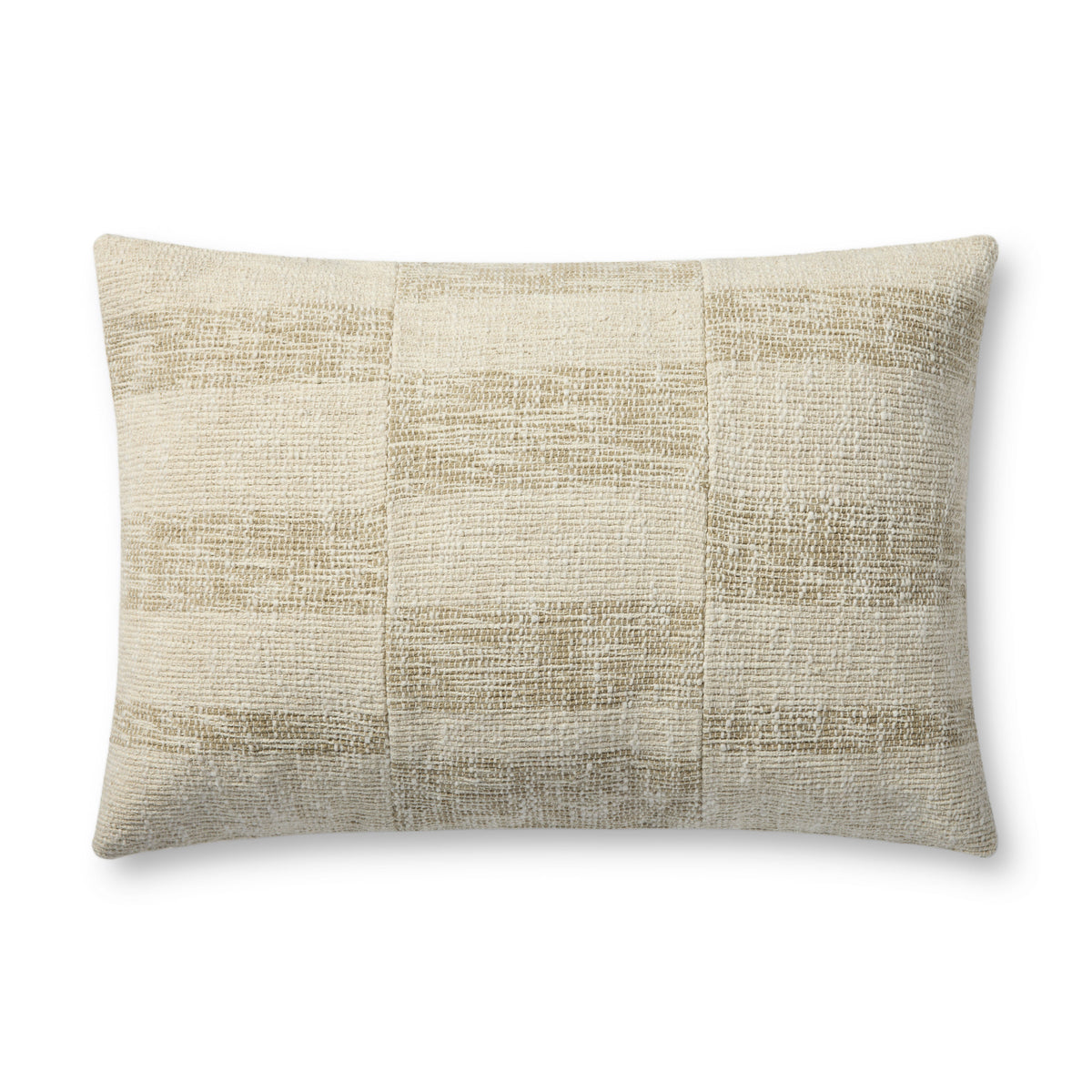 Brigette Romanek PBR0007 Beige / Natural 16'' x 26'' Cover Only Pillow