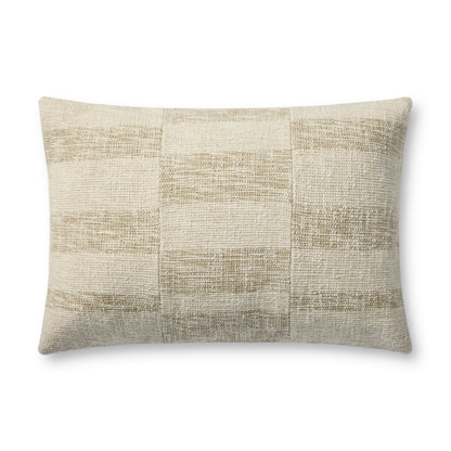 Brigette Romanek PBR0007 Beige / Natural 16'' x 26'' Cover Only Pillow