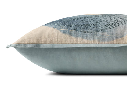 Brigette Romanek x Loloi Blue 20'' x 20'' Cover Only Pillow