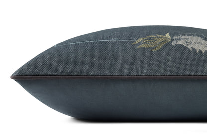 Brigette Romanek x Loloi Blue 18'' x 18'' Cover Only Pillow