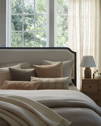 Magnolia Home by Joanna Gaines x Loloi Gale PMH0050 Latte 22'' x 22'' Pillow