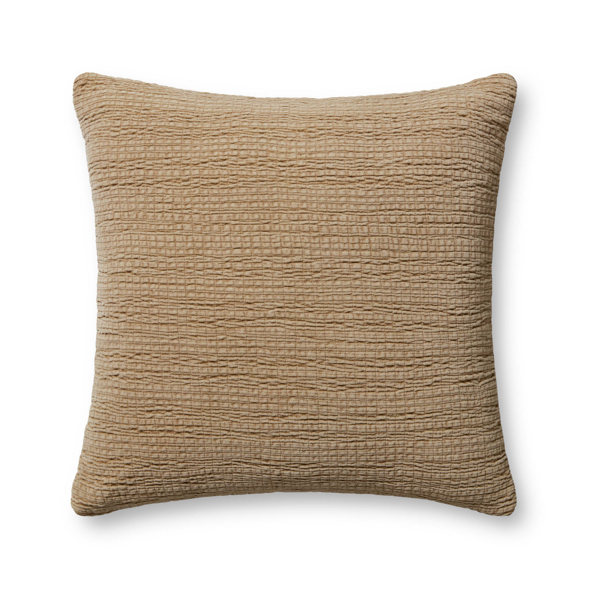 Magnolia Home by Joanna Gaines x Loloi Gale PMH0050 Latte 22'' x 22'' Pillow