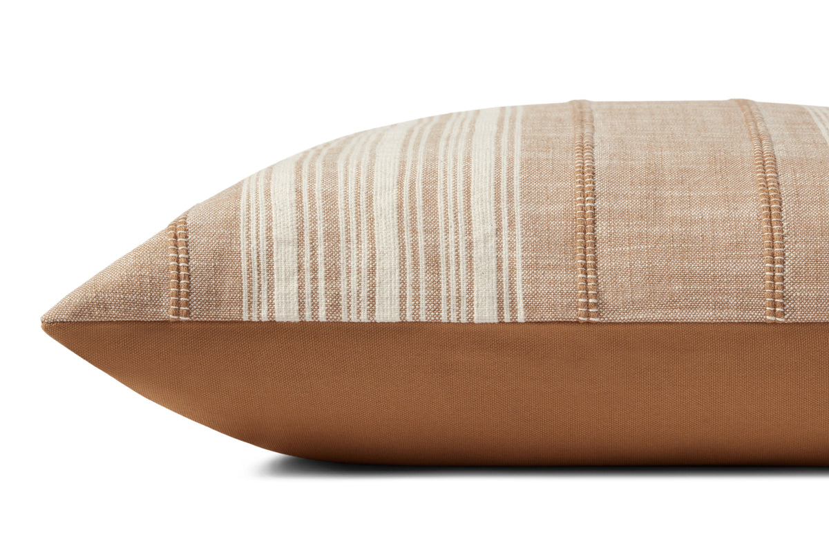 Magnolia Home by Joanna Gaines x Loloi Casey PMH0055 Rust 22'' x 22'' Pillow