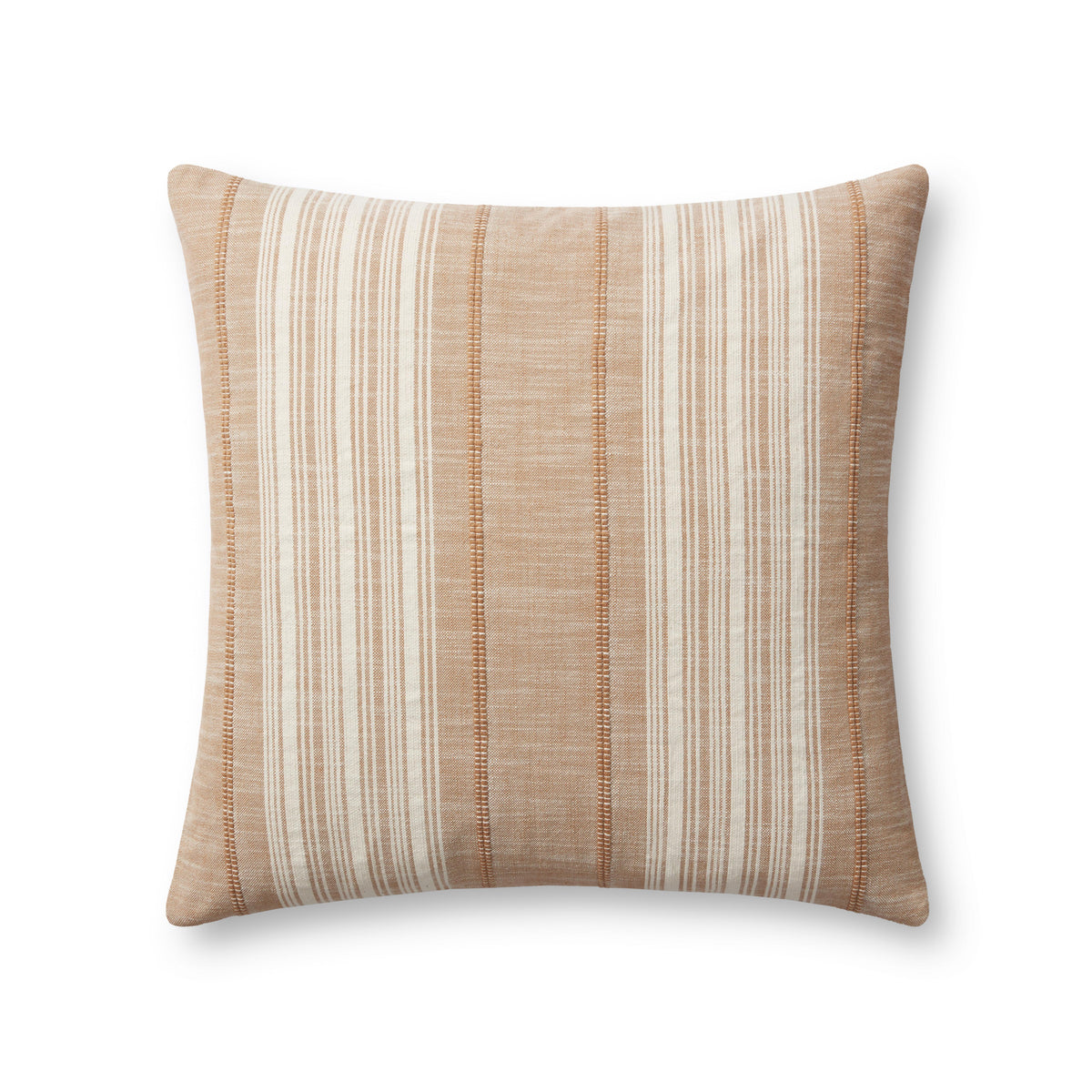 Magnolia Home by Joanna Gaines x Loloi Casey PMH0055 Rust 22'' x 22'' Pillow