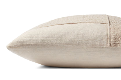Magnolia Home by Joanna Gaines x Loloi  PMH0060 Ivory Pillow