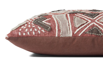 Rust / Multi 18" x 18" Pillow
