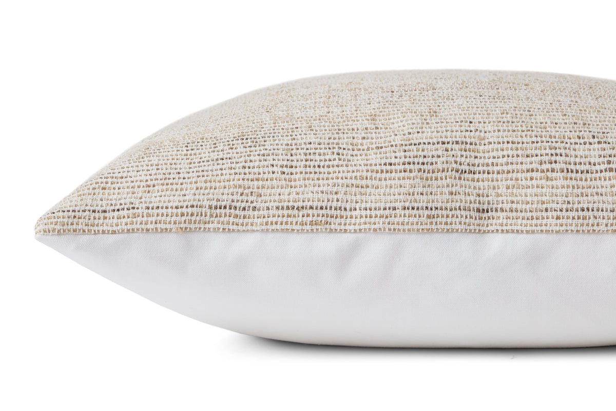 Brigette Romanek x Loloi Natural / Green Pillow
