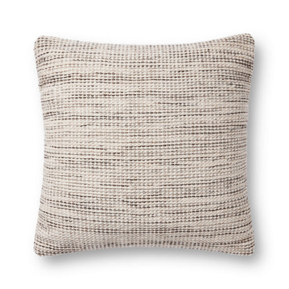 Amber Lewis X Loloi Morro Natural / Grey 22'' X 22'' Pillow