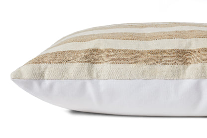 Magnolia Home by Joanna Gaines x Loloi  Natural / Ivory Pillow