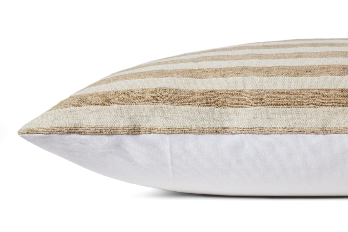 Magnolia Home by Joanna Gaines x Loloi  Natural / Ivory Pillow
