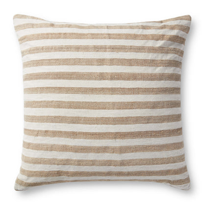 Magnolia Home by Joanna Gaines x Loloi  Natural / Ivory Pillow