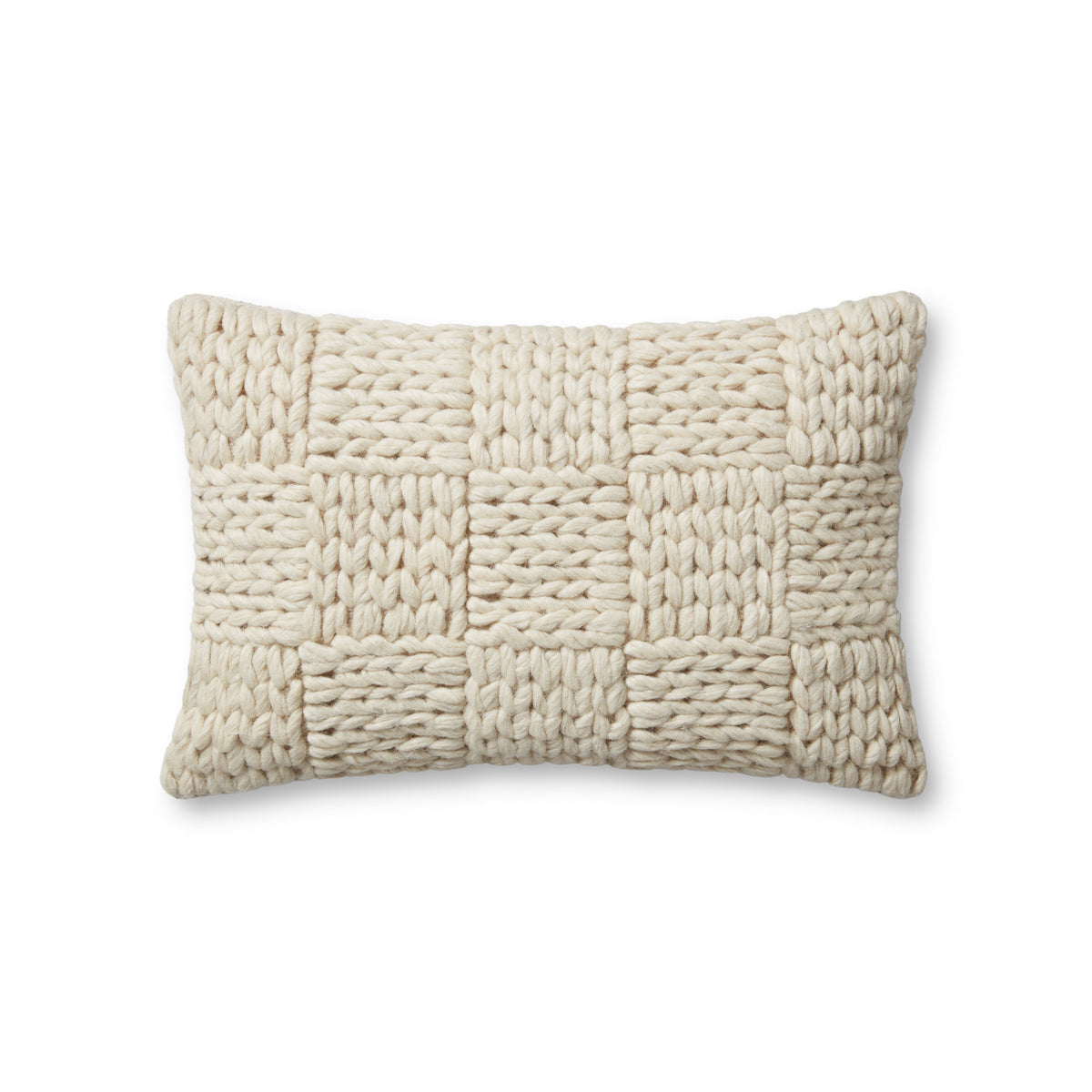 Magnolia Home by Joanna Gaines x Loloi Avery PMH0061 Natural Pillow
