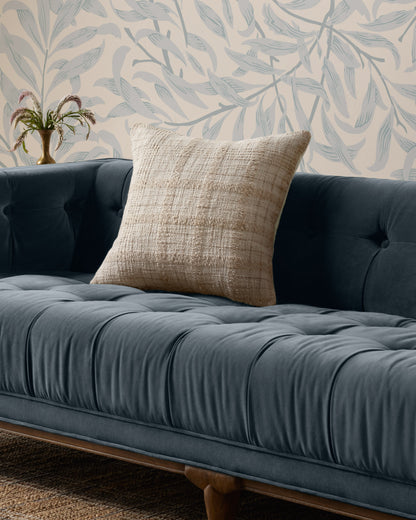 Chris Loves Julia x Loloi Fern Ivory / Beige 18'' x 18'' Pillow