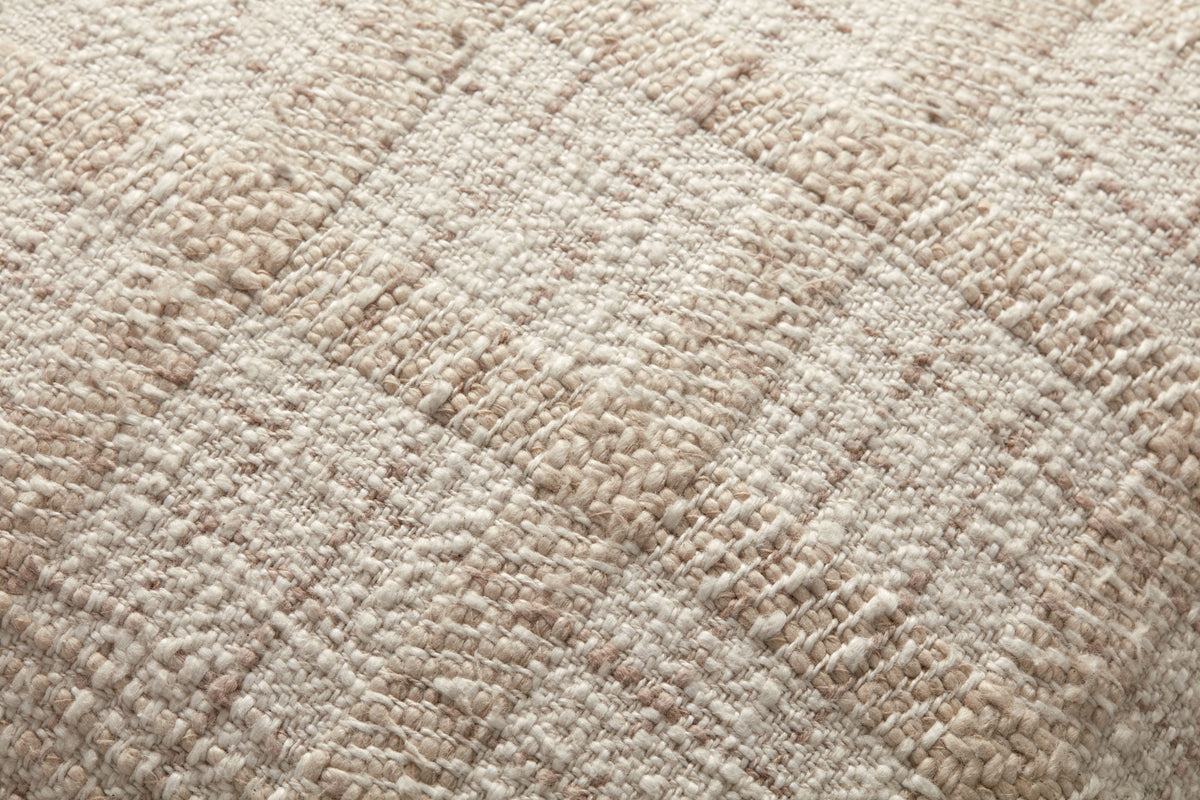 Chris Loves Julia x Loloi Fern Ivory / Beige 18'' x 18'' Pillow