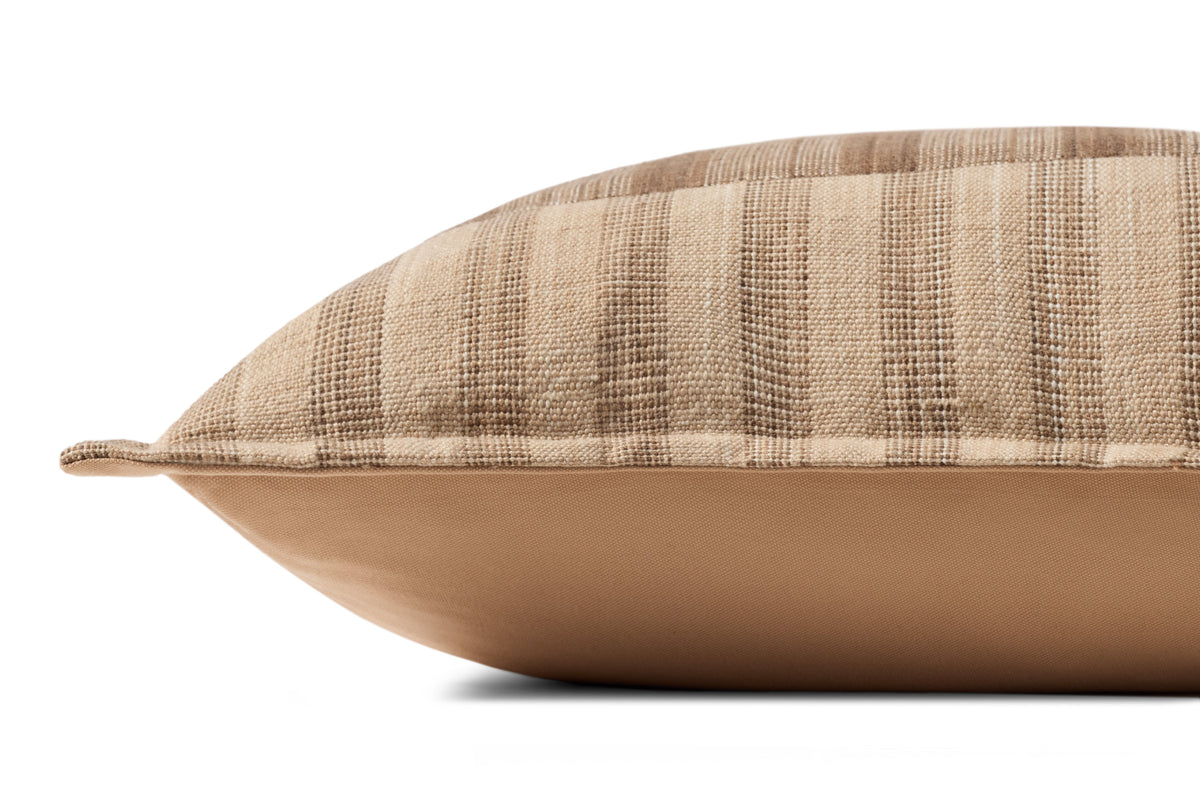 Amber Lewis x Loloi Vespera Brown / Multi Pillow
