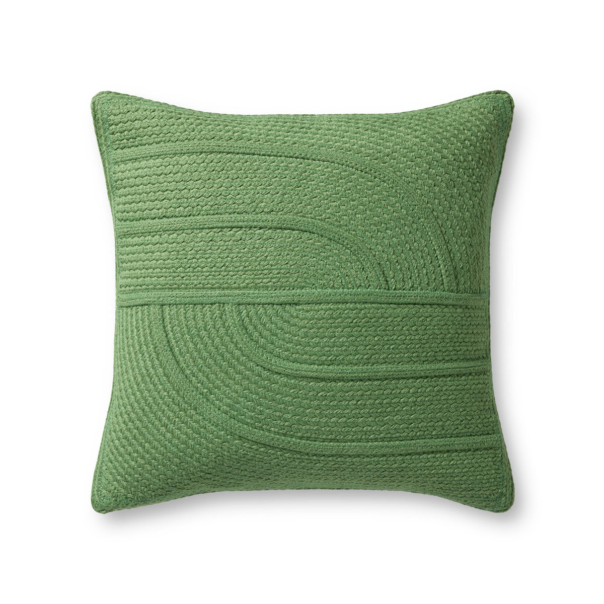 Loloi Green 20'' x 20'' Cover w/Poly Pillow