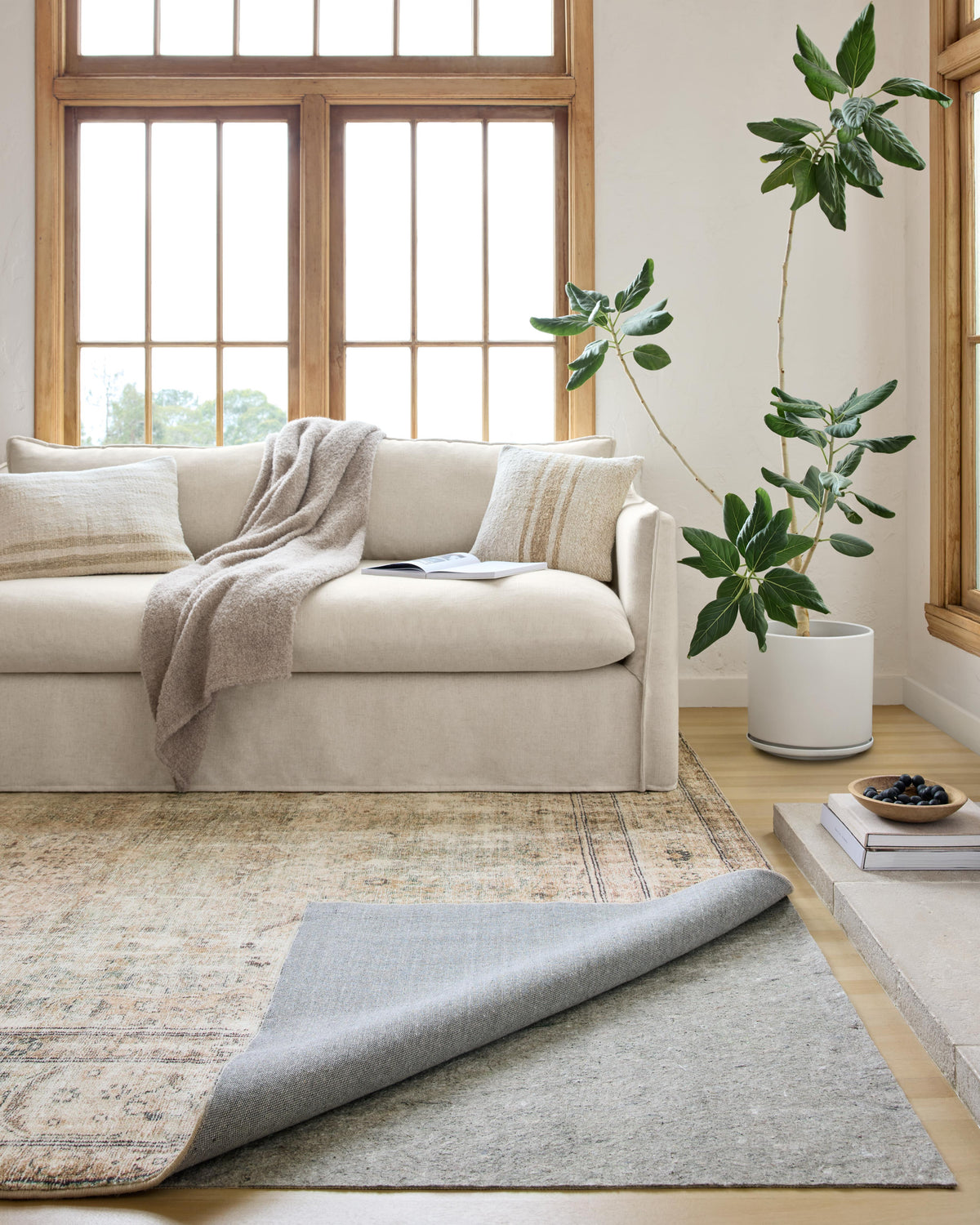 Beige Rug Pad