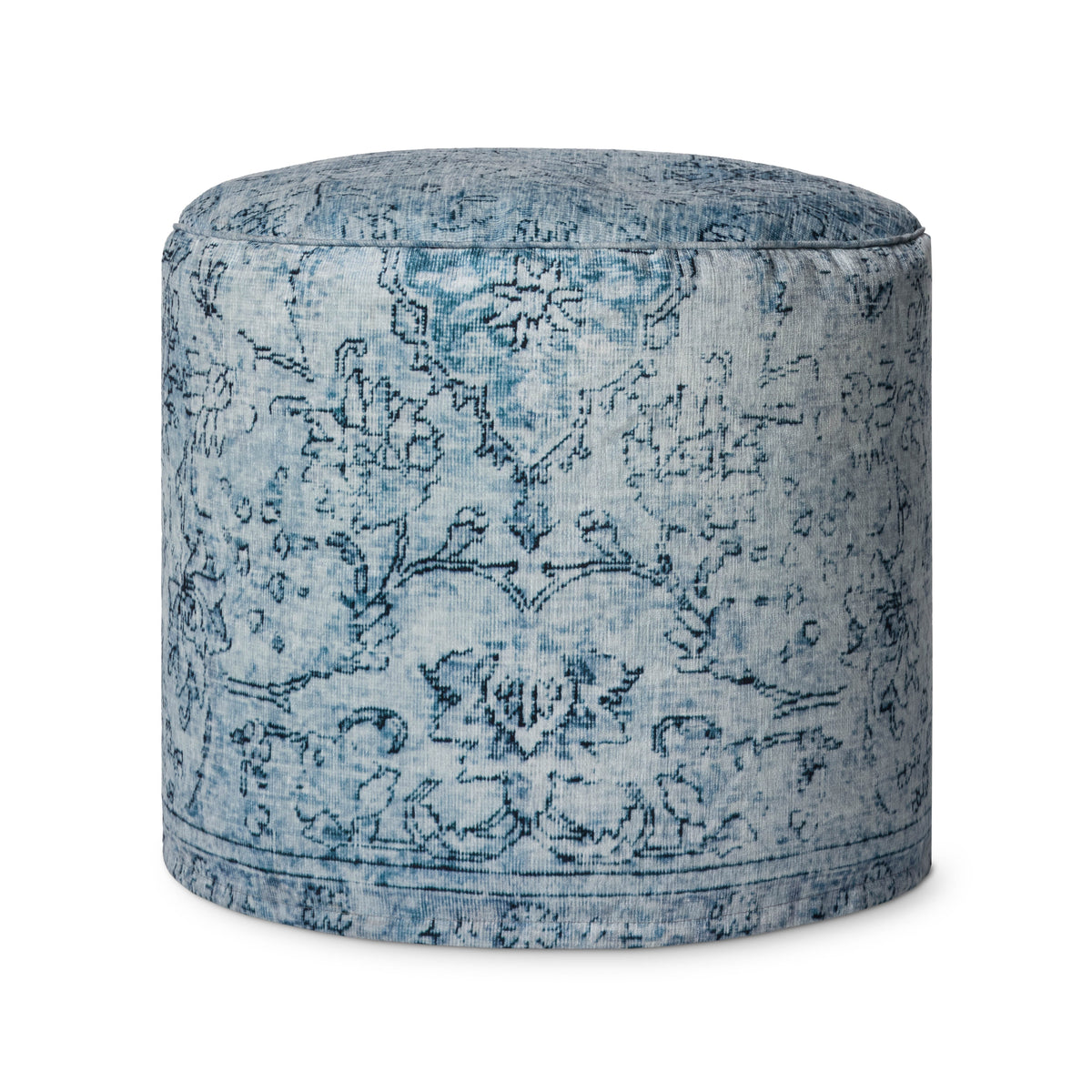 Loloi LPF559 Slate 18x 18 x 20 Pouf