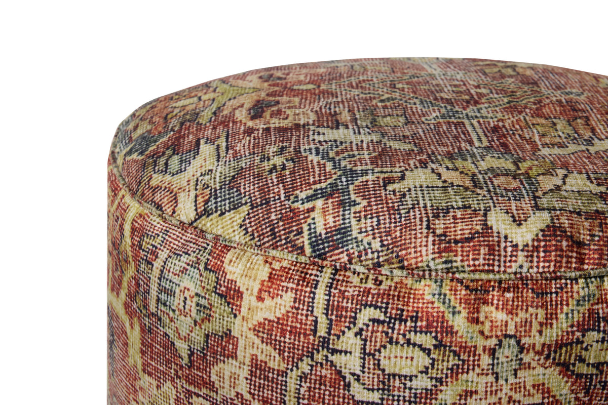 Loloi LPFLAY2 Spice 18x 18 x 20 Pouf