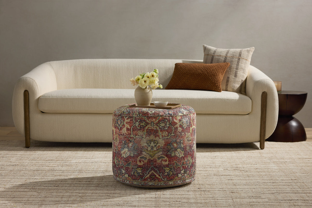 Loloi LPFLAY2 Spice 18x 18 x 20 Pouf