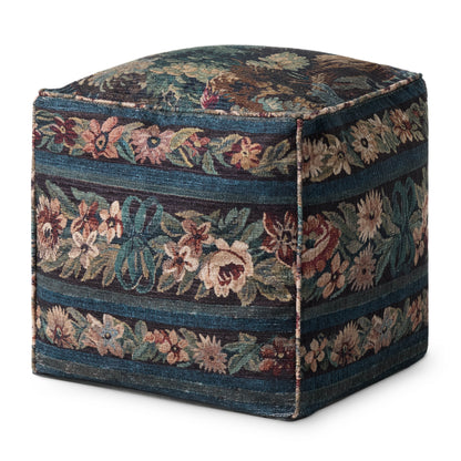 Loloi LPF0045 Blue / Multi Pouf