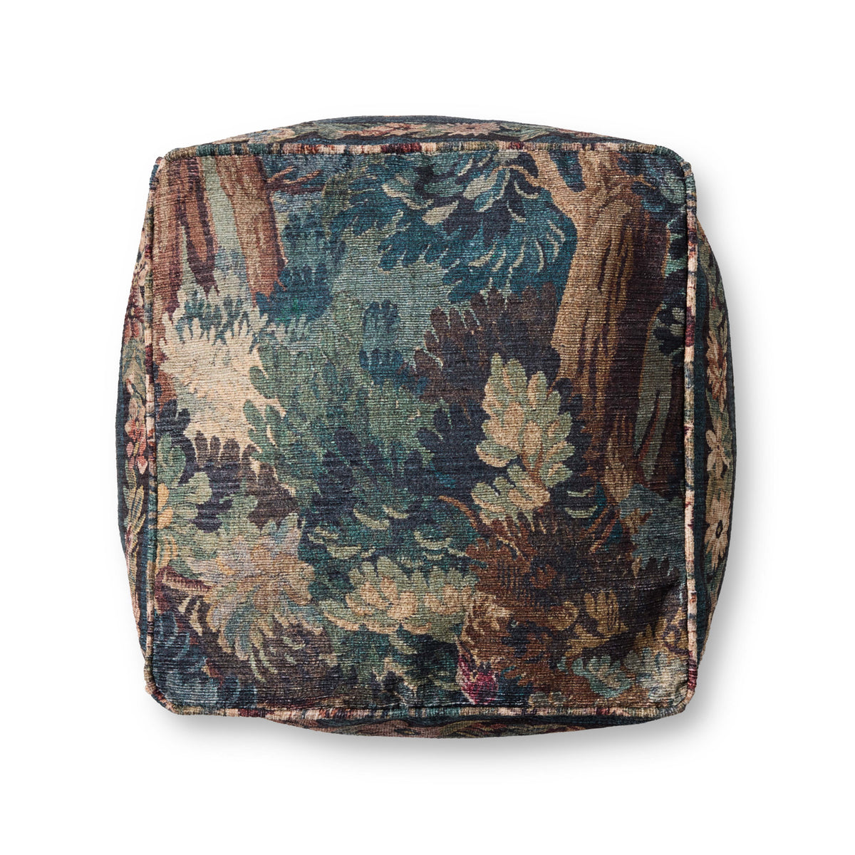 Loloi LPF0045 Blue / Multi Pouf